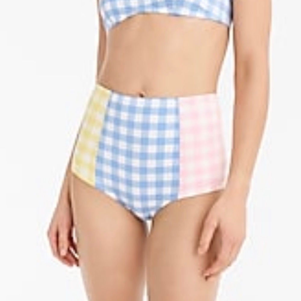 J. Crew high waisted bikini bottom NWT BNWT Large